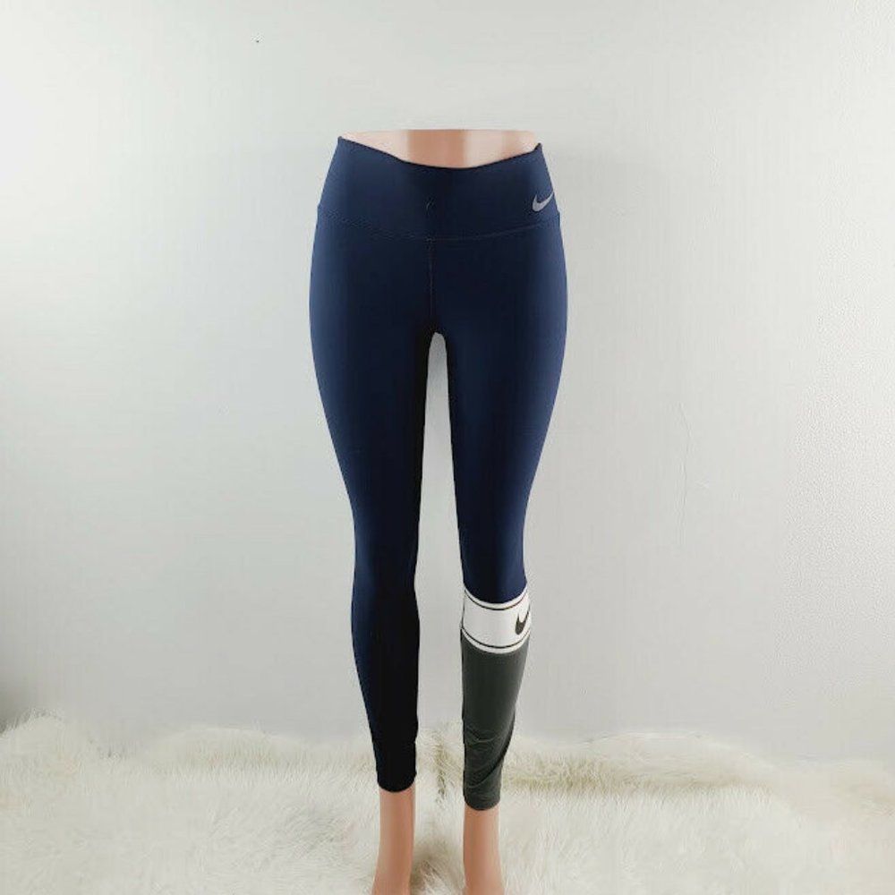 Nike Womens Multicolor Dri Fit Elastic Waist Pull On Activewear Pants Sz Medium